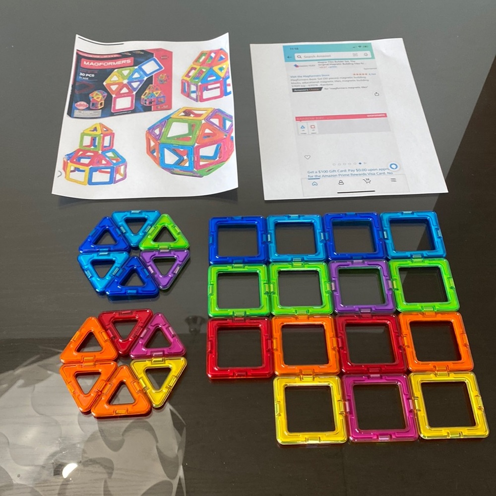 Magformers 30 Piece Rainbow 🌈 Set